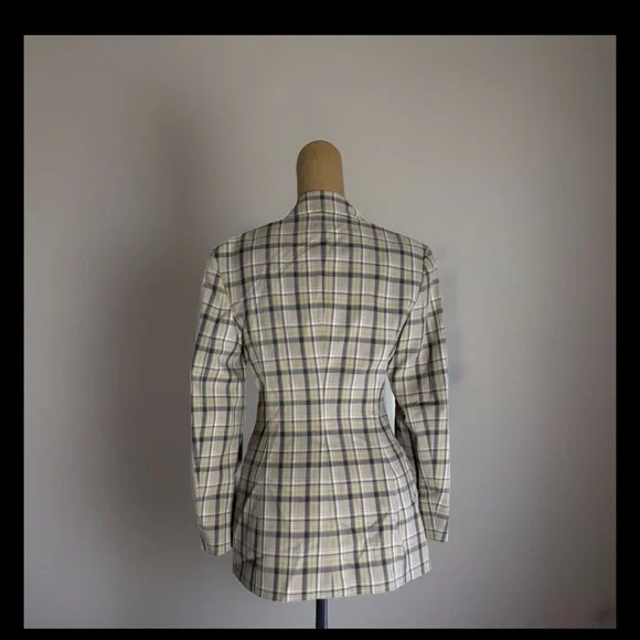 ZARA FITTED PLAID BLAZER #Cybermondaysale - Picture 7 of 14